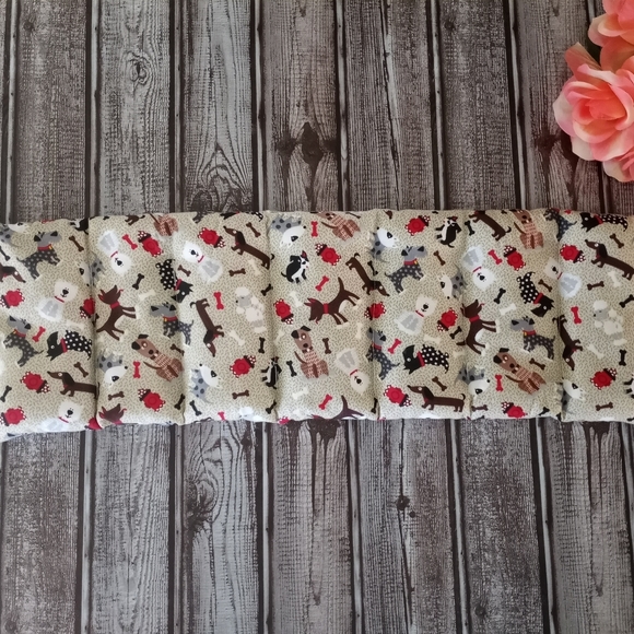 Microwavable Heating Pad Dogs Bones Firehydrants - Picture 2 of 3